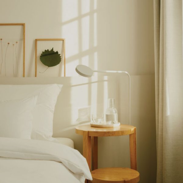 Ansicht Bett im Hotelzimmer